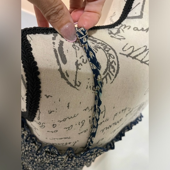 Mable Women’s Smocked Long Ruffle Sleeveless Dress Blue Floral Midi SZ Small EUC - Picture 6 of 13